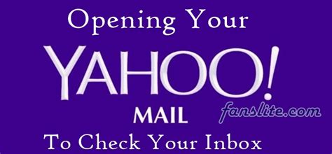 open my yahoo mail inbox.